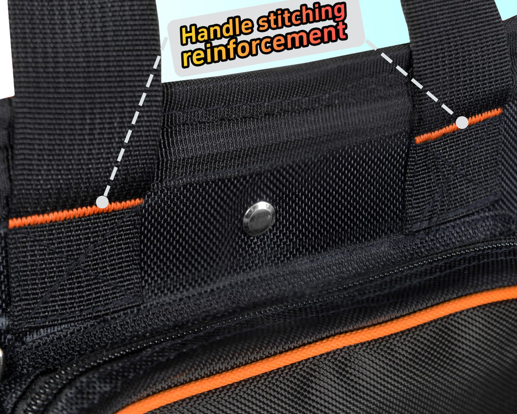 10" Compact Open-Top Tool Tote Bag V319
