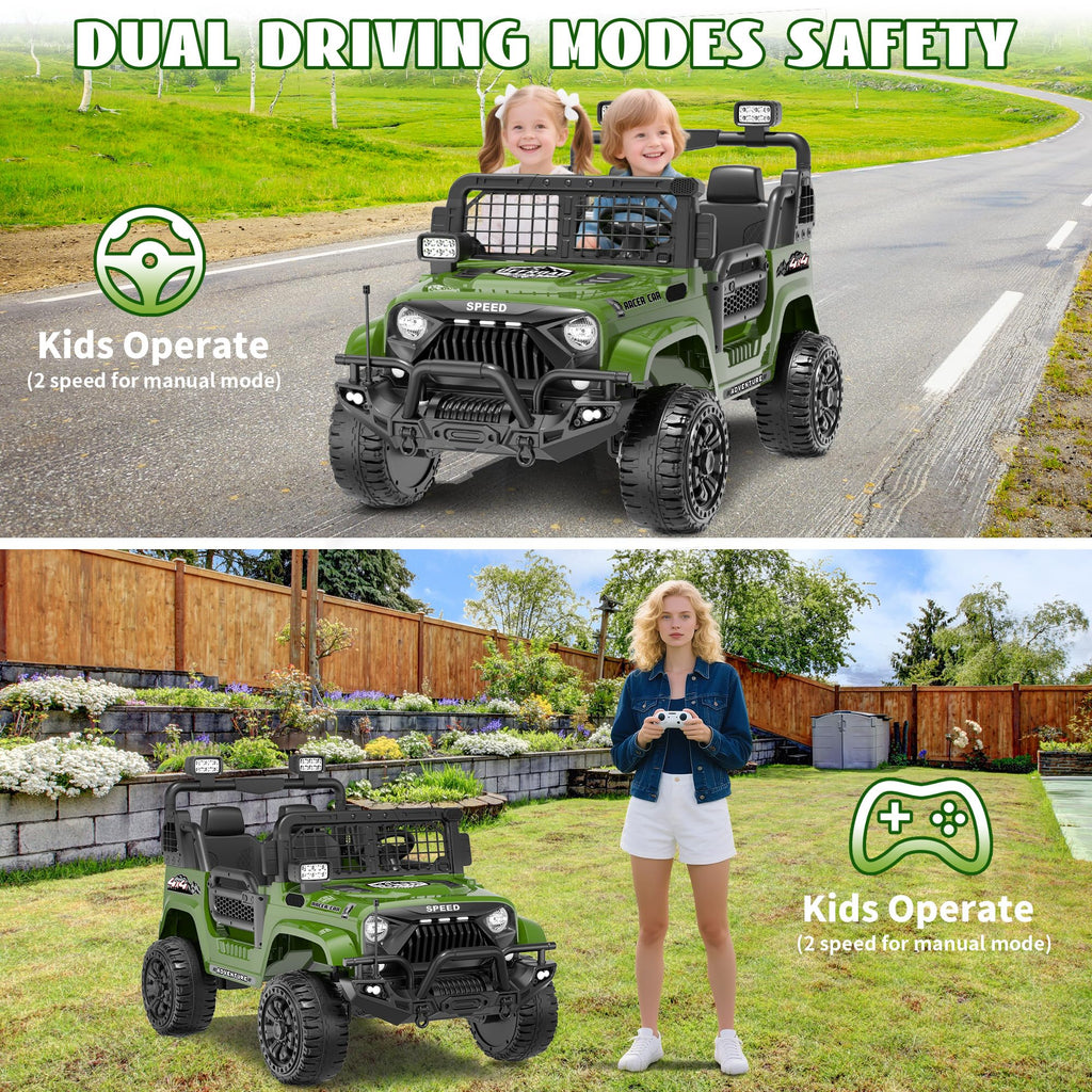 24V 4WD 2-Seater Kids Electric Car G483514