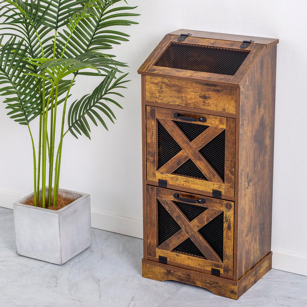 Brown Potato and Onion Storage Bin T6852