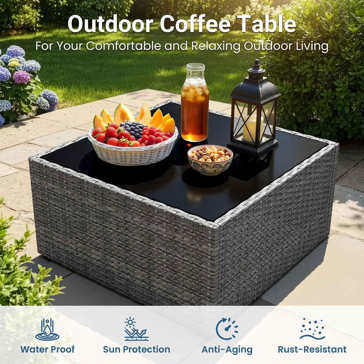 All-Weather Patio Sectional Furniture Set E6530